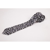Cravata  slim model leopard